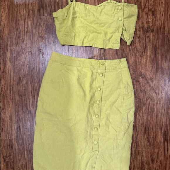 Forever 21 linen matching  Set - Picture 2 of 3